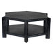 Yuhuda 46 X 46 inch Cincer Black Coffee Table in Cinder Black