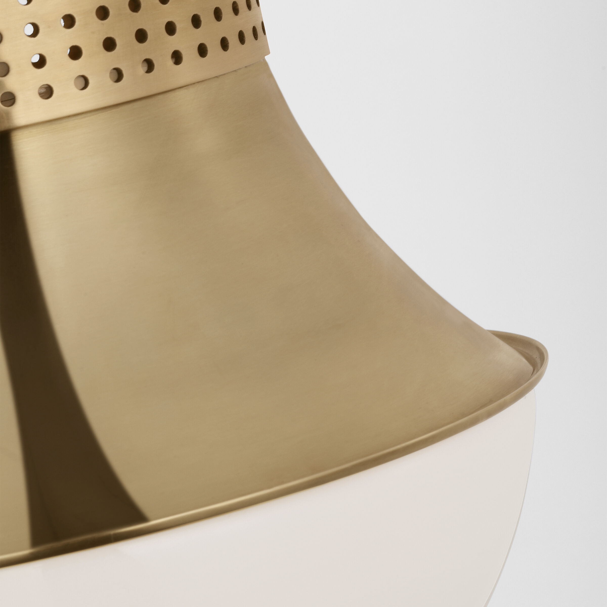 Kelly Wearstler Precision LED 8.75 inch Antique-Burnished Brass Flush Mount Ceiling Light