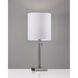 Liam 22 inch 60.00 watt Brushed Steel Table Lamp Portable Light