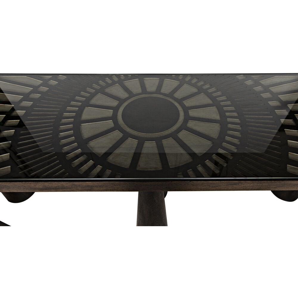 Tutankhamun 81 X 20 inch Ebony Walnut Console