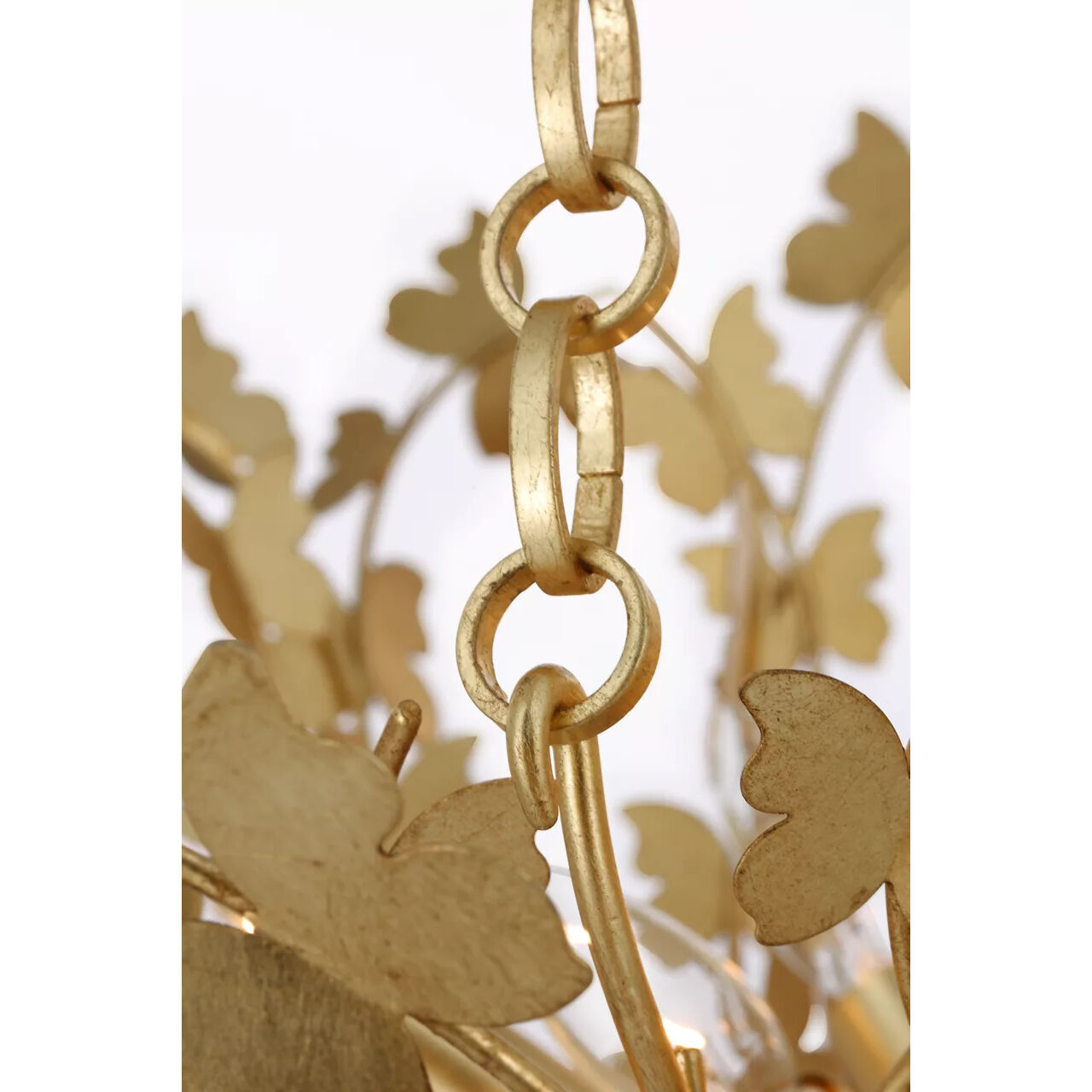 Julie Neill Farfalle LED 29.25 inch Gild Basket Chandelier Ceiling Light