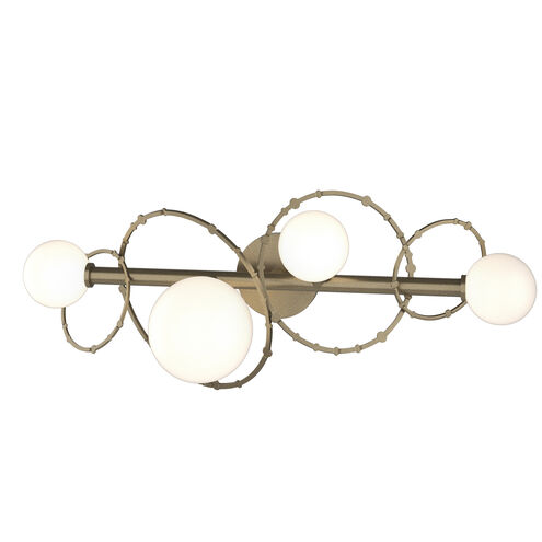 Olympus 4 Light 30.1 inch Soft Gold Bath Sconce Wall Light