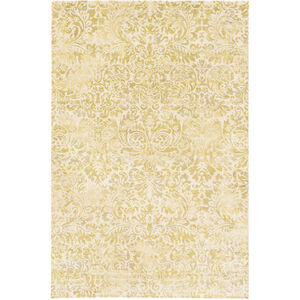Saverio 36 X 25 inch Green and Green Area Rug, Viscose