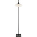 Solfeggio 61.5 inch 7 watt Oil Rubbed Bronze and Opaque White Floor Lamp Portable Light