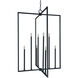 Andrew 8 Light 36 inch Matte Black Foyer Chandelier Ceiling Light