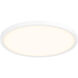 Slim 2 inch White Flush Mount Ceiling Light, Round