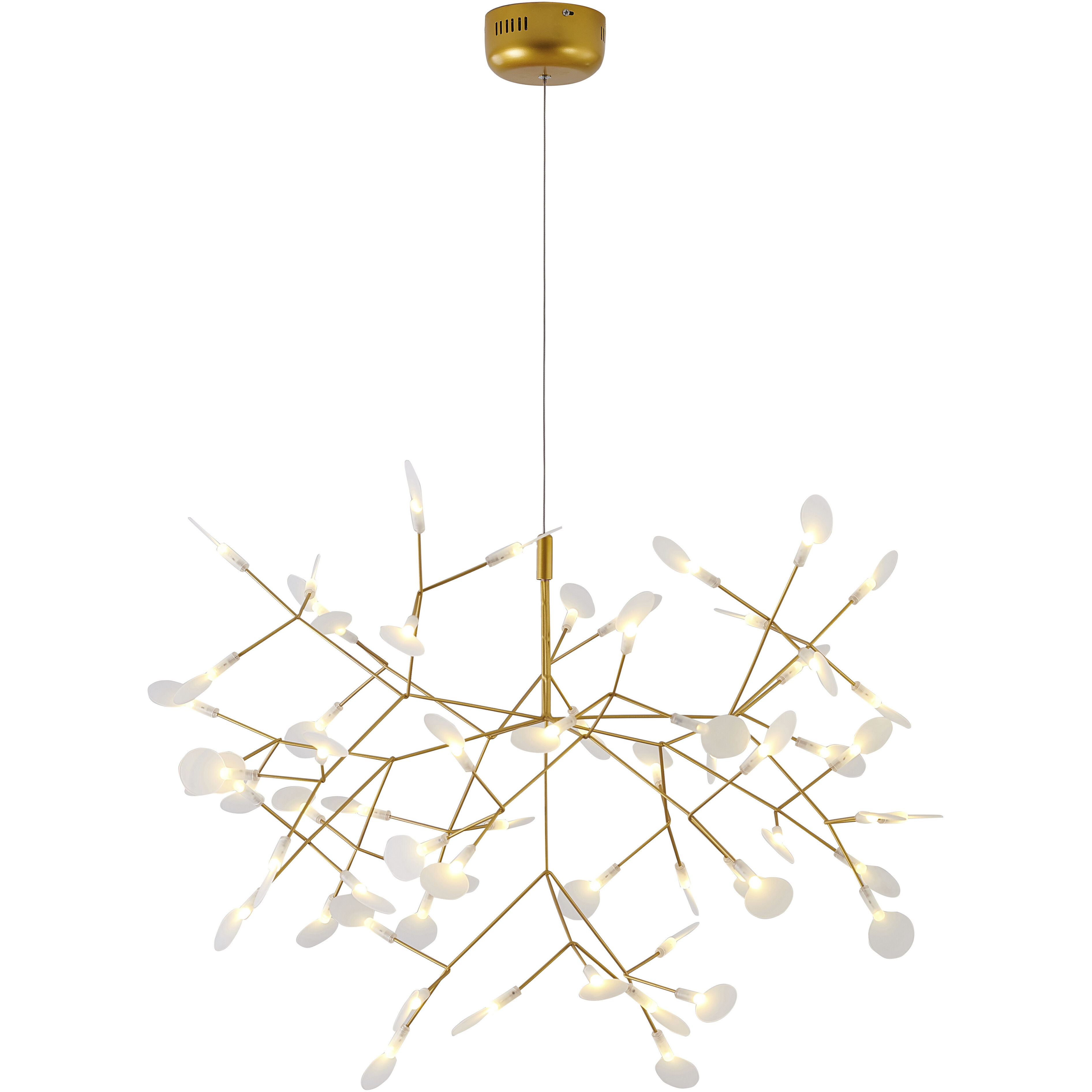 Canada LED 38.6 inch Gold Chandelier Ceiling Light