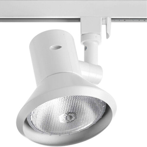 Alpha Trak 1 Light 120 White Shallow Profile Track Head Ceiling Light in Matte White