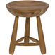 Basel 16.5 inch Clear Coat Semi Gloss Stool