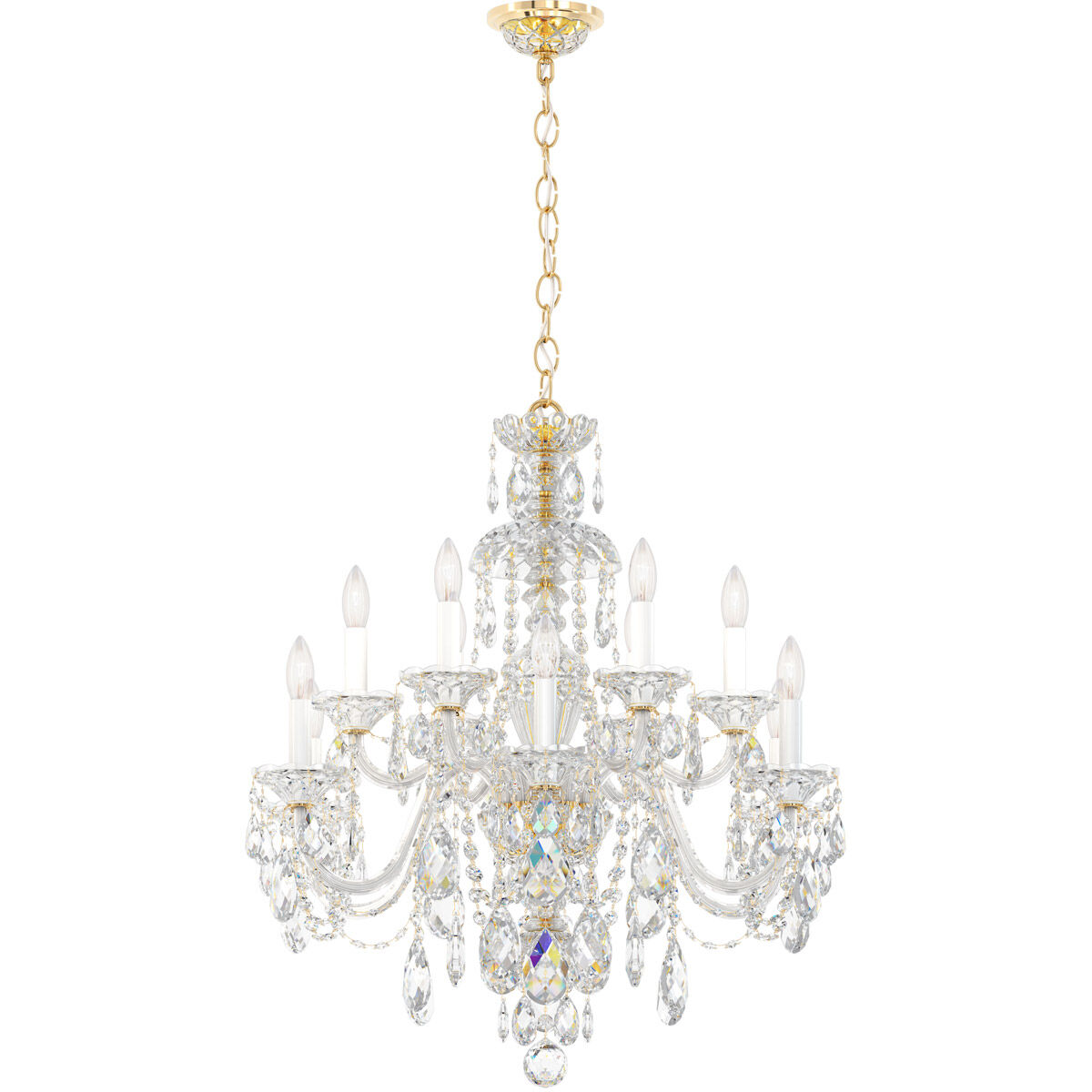 Sterling 12 Light 29 inch Aurelia Chandelier Ceiling Light in Heritage