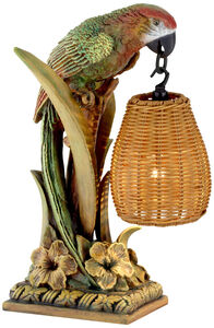 Parrot Paradise 16.5 inch 60 watt Multicolor Table Lamp Portable Light