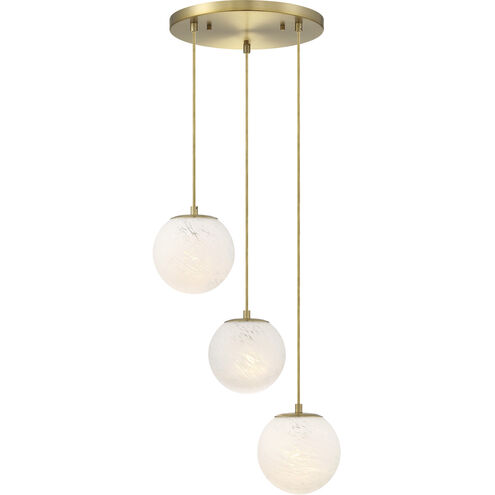 Pixie LED 17.75 inch Brushed Gold Chandelier Ceiling Light