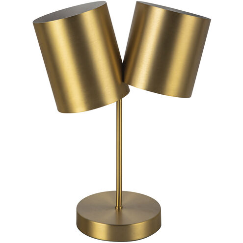 Keiko 18.5 inch 60.00 watt Brushed Gold Table Lamp Portable Light