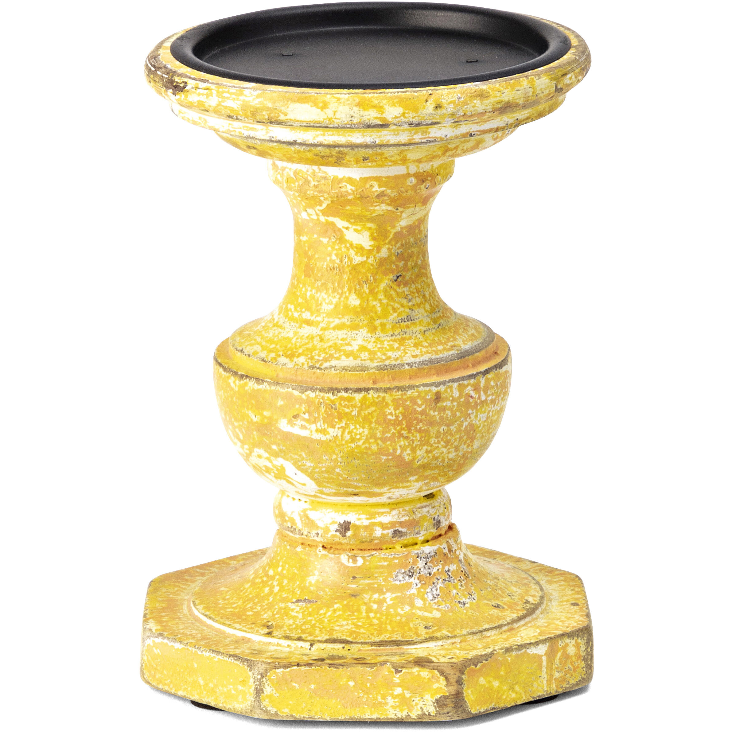 Distressed 6 X 4 inch Candle Holder