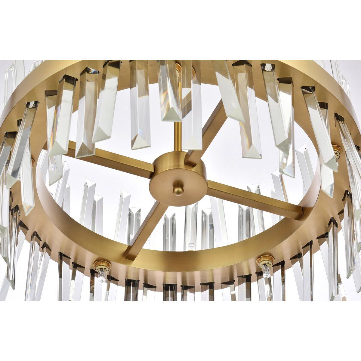 Serephina 10 Light 20 inch Satin Gold Pendant Ceiling Light
