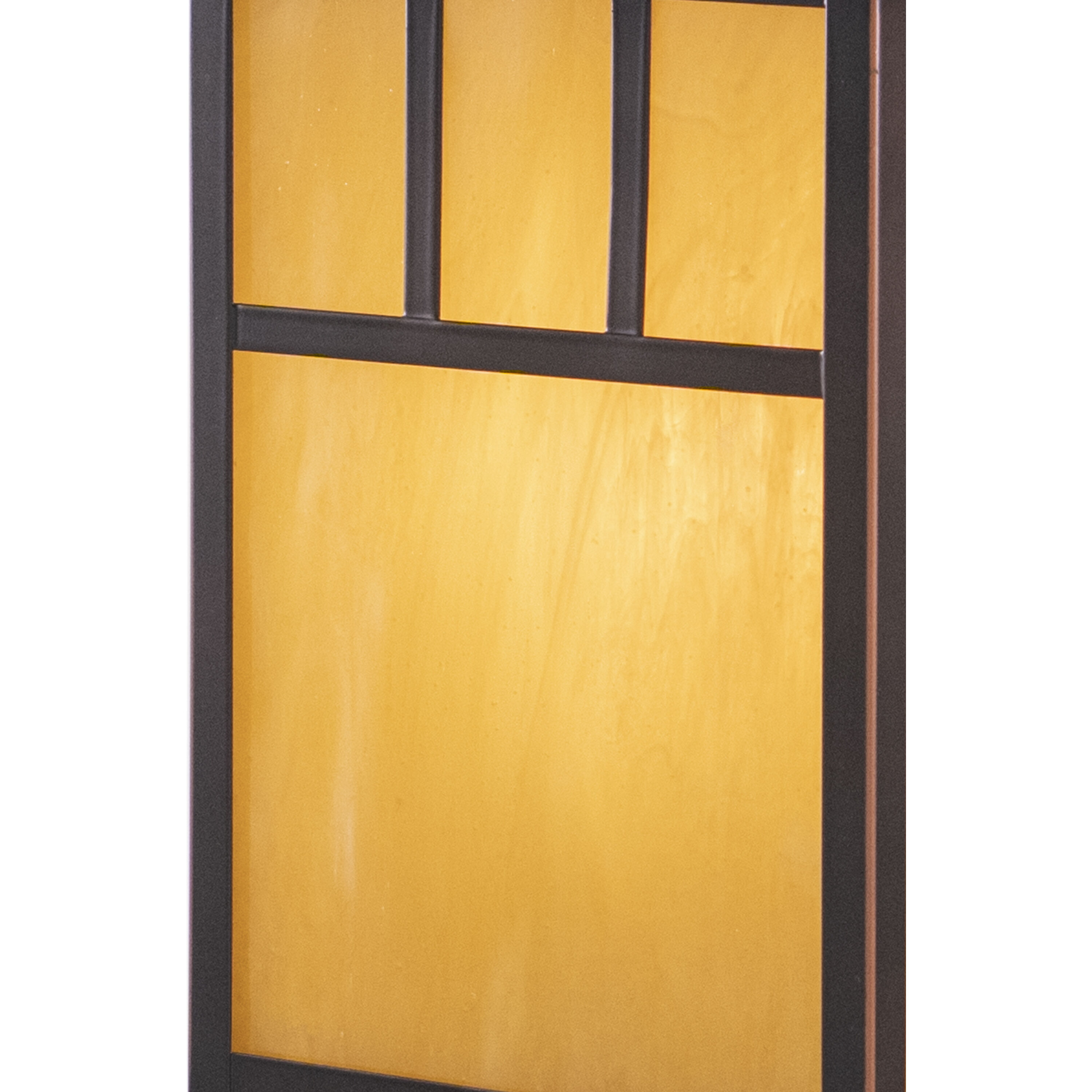 Mission LED 15 inch Burnished Bronze Outdoor Post