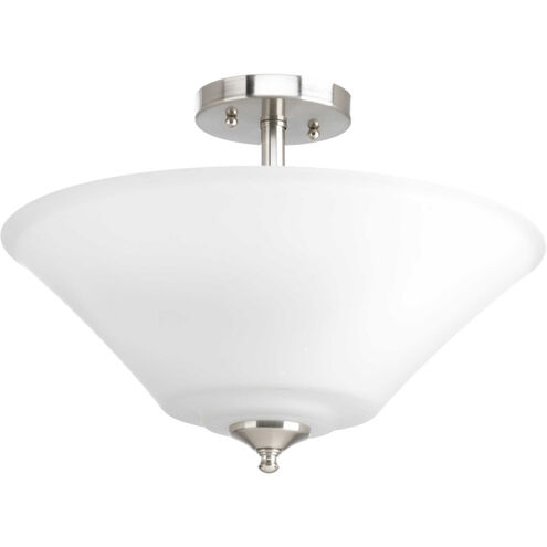 Mackinley 3 Light 16.63 inch Brushed Nickel Semi-Flush Mount Convertible Ceiling Light