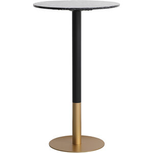 Ronan 40 X 24 inch Black Pub Table