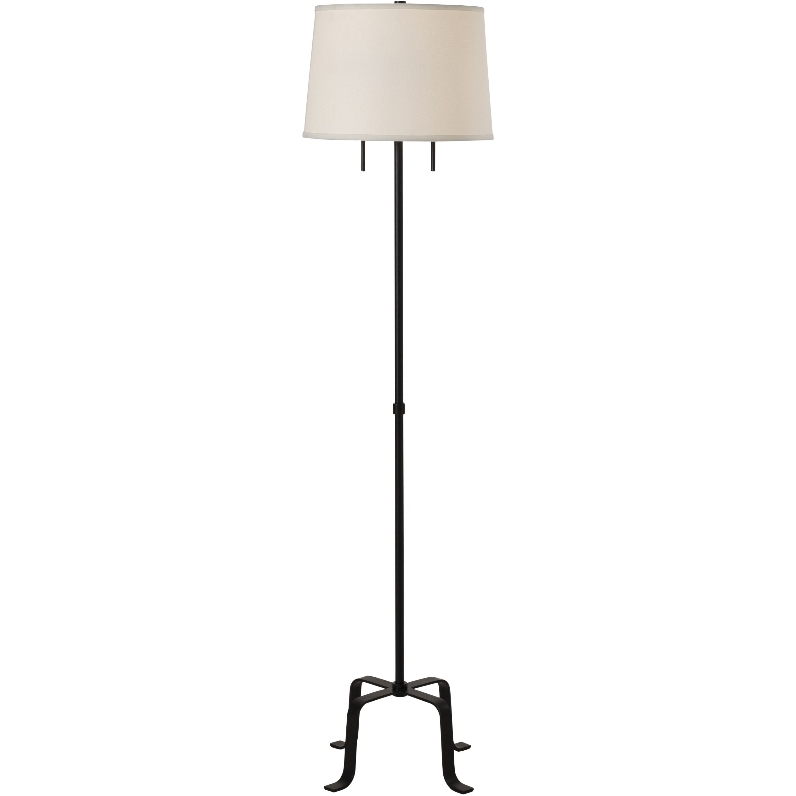 Ruslur 62.75 inch Matte Black Floor Lamp Portable Light
