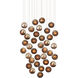 Pathos 36 Light 36 inch Antique Silver Leaf Multi-Drop Pendant Ceiling Light