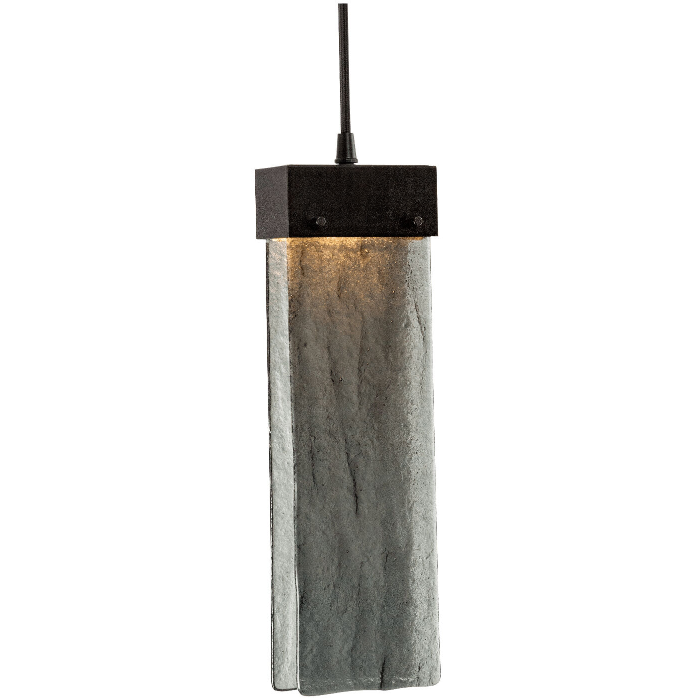 Parallel LED 2.3 inch Flat Bronze Pendant Ceiling Light in Bronze Granite, 2700K LED