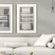 Motif Neutral and Gray and Blue and Metallic Framed Art, The Studio
