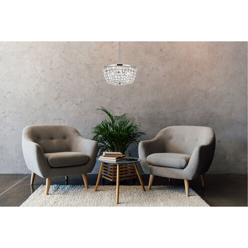 Gianna 3 Light 13 inch Chrome Pendant Ceiling Light