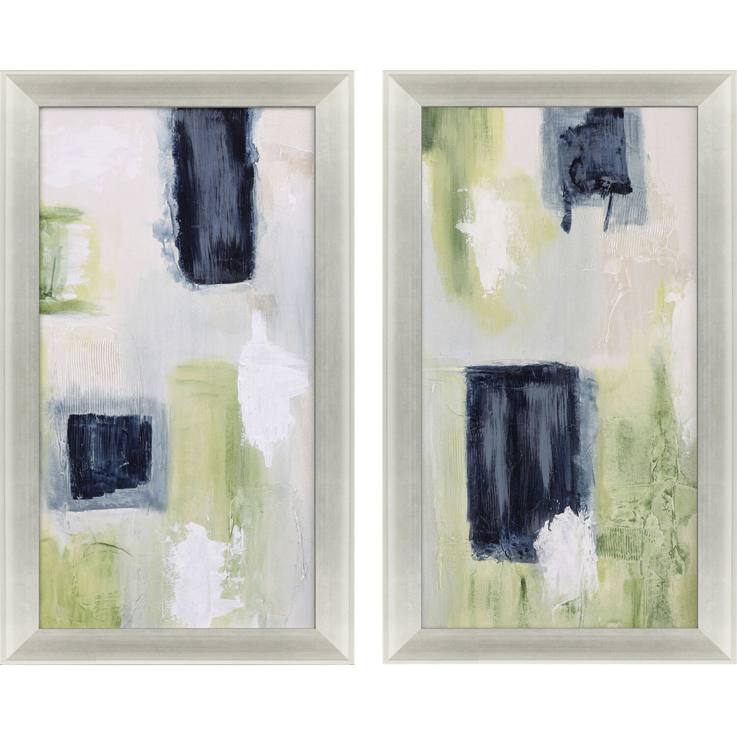 Azul Jardin Blue and Green and Multi Canvas, The Studio