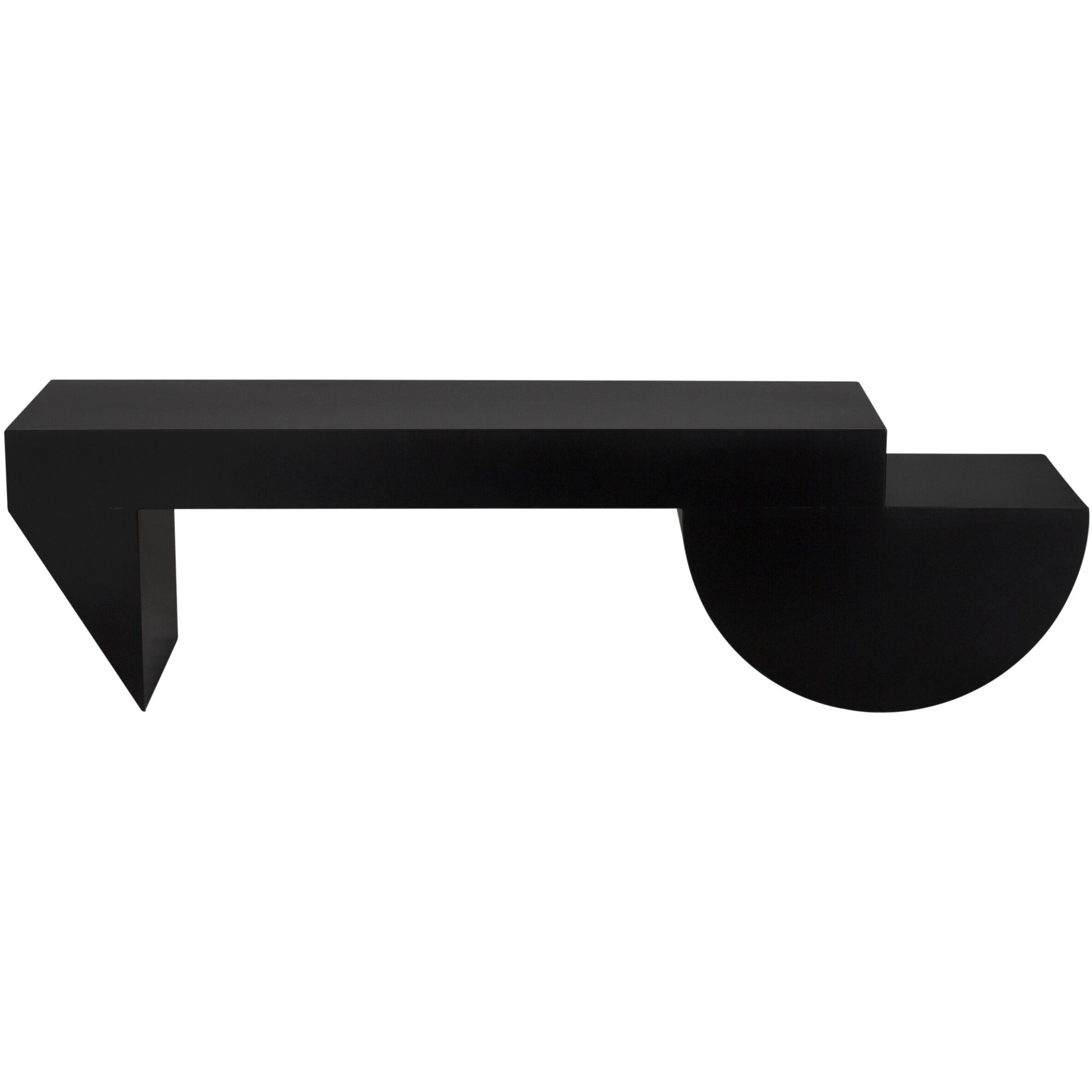 Leeroy 66 X 18 inch Matte Black Coffee Table/Bench