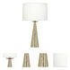 Dal 30.38 inch 150 watt Modern Brass Table Lamp Portable Light