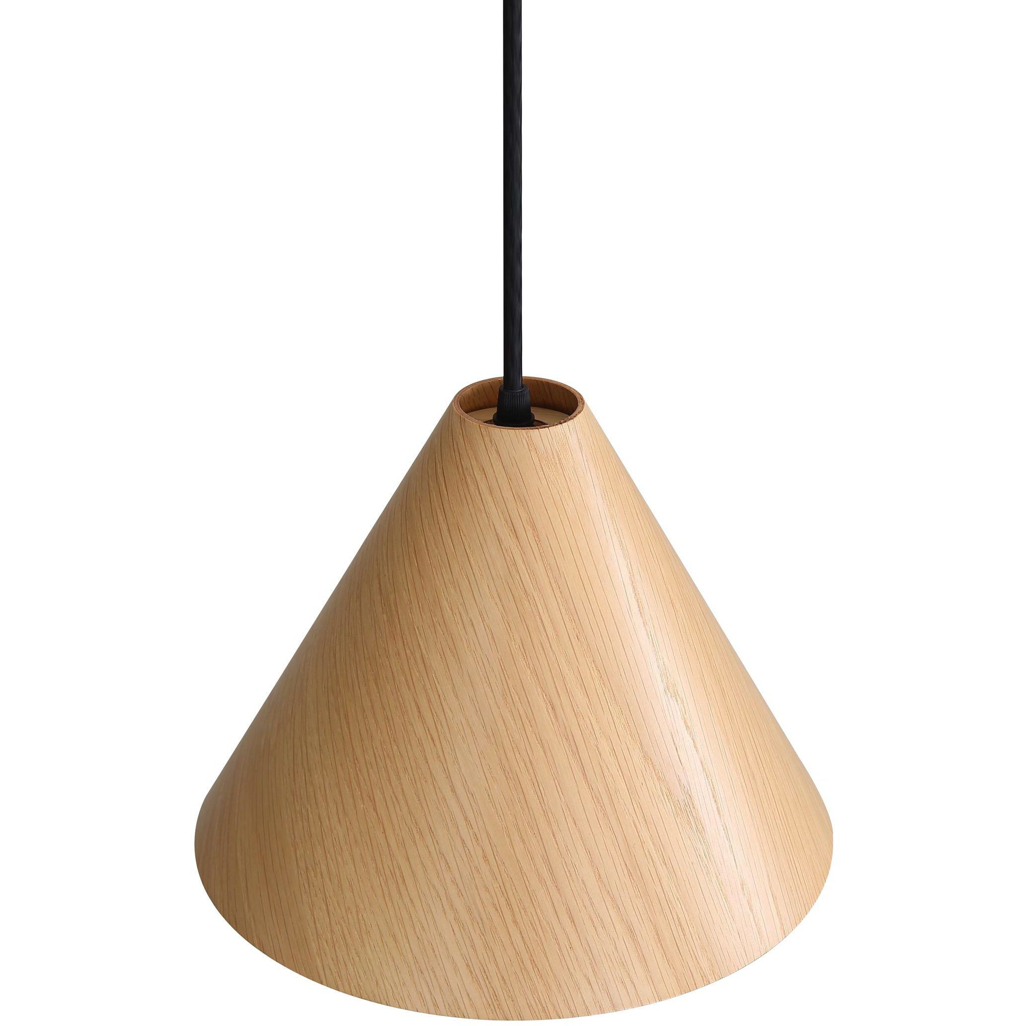 Conique Pendant Ceiling Light in Light Walnut