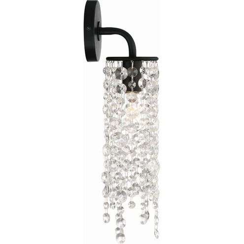 Gabrielle 1 Light 4 inch Matte Black Sconce Wall Light