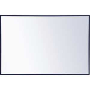 Monet 42 X 28 inch Blue Wall Mirror