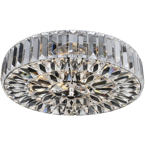 Julien 4 Light 16 inch Chrome Flush Mount Ceiling Light