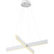 Canada LED 28.3 inch White Chandelier Ceiling Light