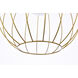 Wetzel 1 Light 16 inch Brass Pendant Ceiling Light