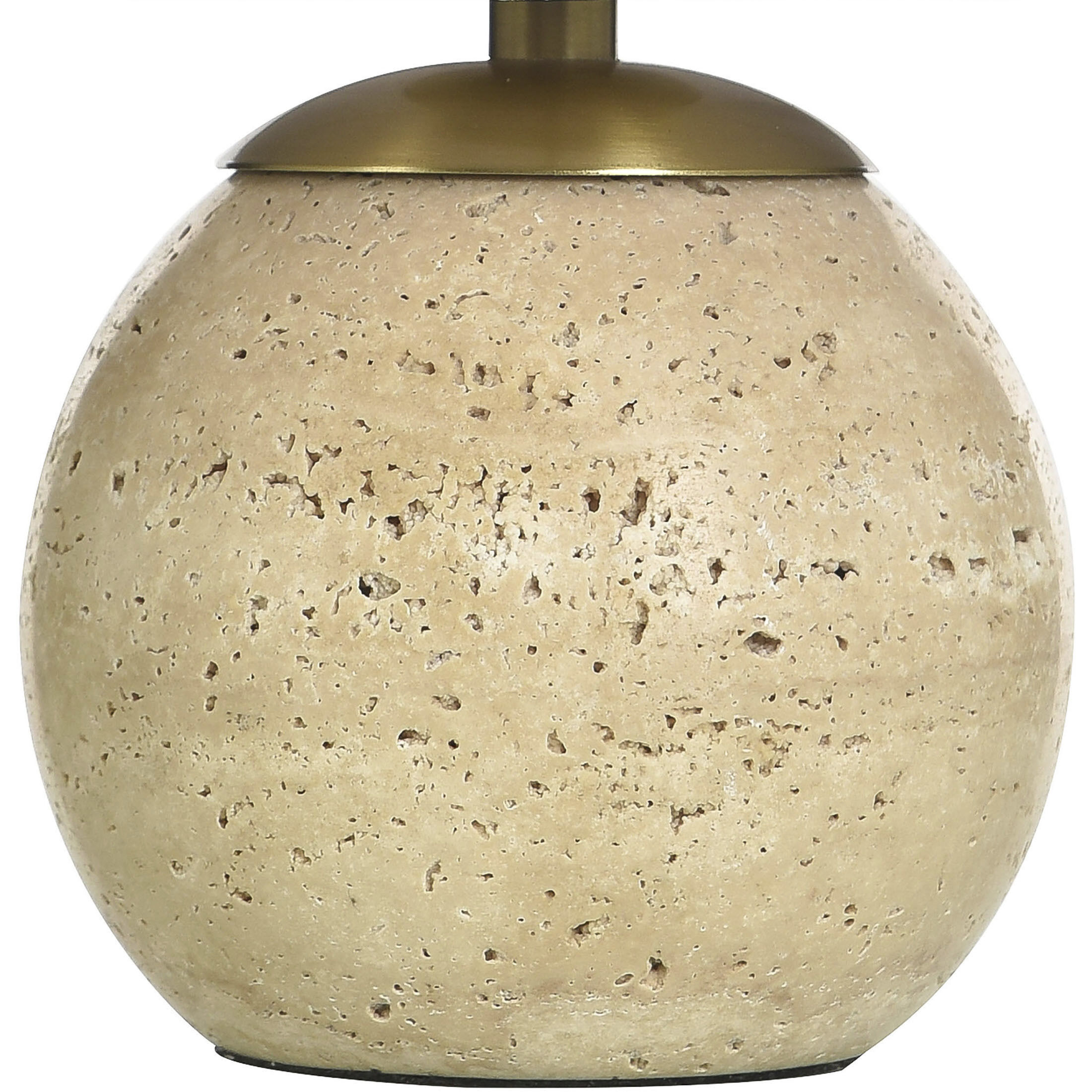 Rosalind 12 inch 40 watt Polished Brass and Natural Beige Table Lamp Portable Light