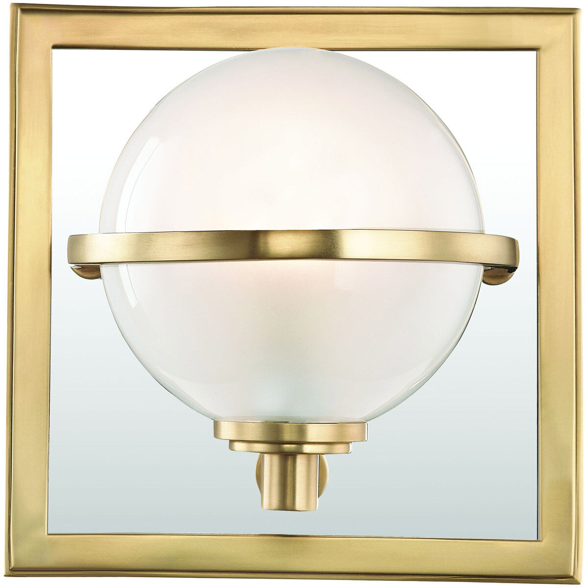 Axiom LED 6 inch Aged Brass Bath Bracket Wall Light