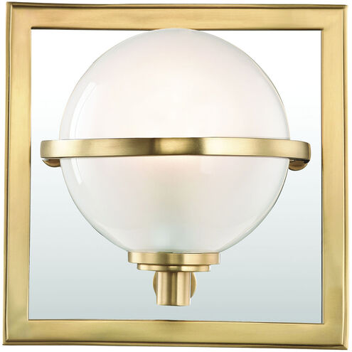 Axiom LED 6 inch Aged Brass Bath Bracket Wall Light