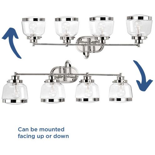 Judson 4 Light 36 inch Polished Nickel Bath Vanity Wall Light