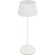 Dario 14.75 inch 3 watt White Table Lamp Portable Light