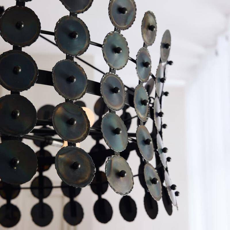 Imperia 6 Light 36 inch Burnt Iron Chandelier Ceiling Light