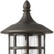 Freeport 1 Light 20.25 inch Oil Rubbed Bronze Outdoor Post Mount Lantern