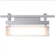 Wall Wash Luminaire 18 Light 120 Platinum Track Head Ceiling Light in 2700K