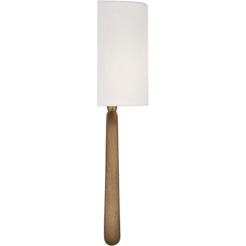 Jori 2 Light 10 inch Aged Brass Bath Vanity Light Wall Light in Aged Brass and Wood