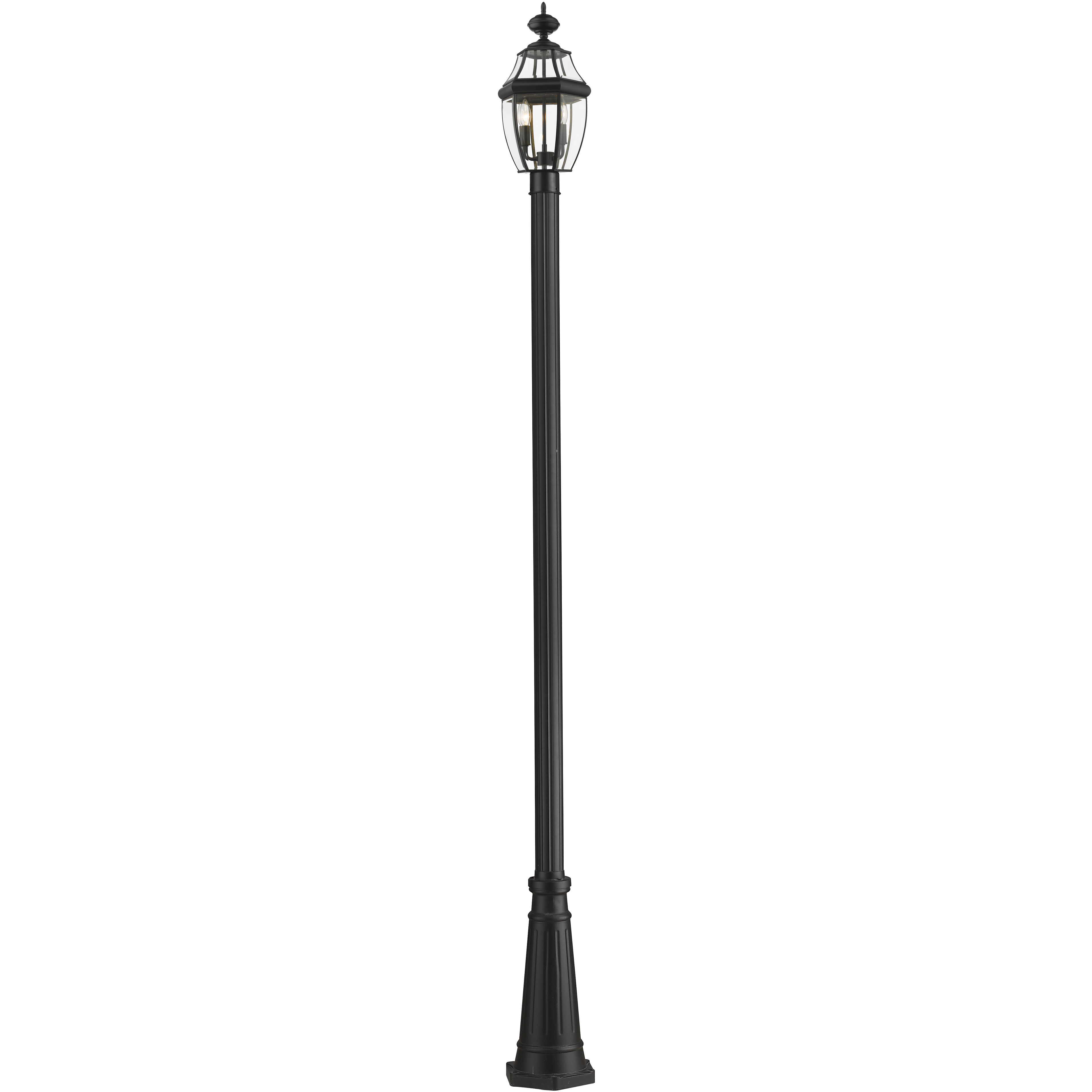 Westover 2 Light 112.25 inch Black Outdoor Post Mounted Fixture