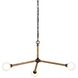 Nomad 3 Light 36.75 inch Bronze Chandelier Ceiling Light