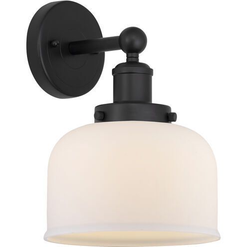 Bell 1 Light 6.5 inch Matte Black Sconce Wall Light