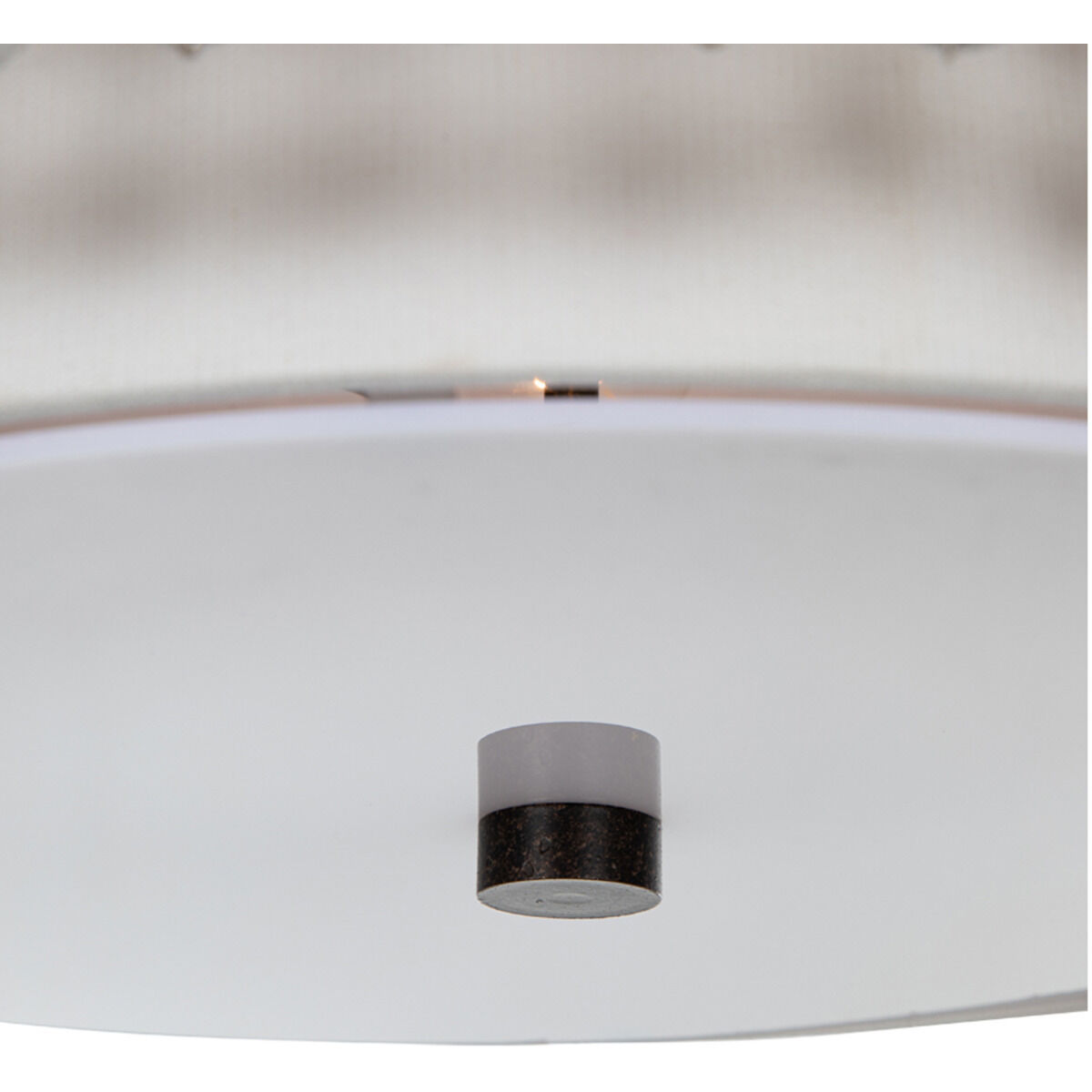 Joanna 2 Light 20.75 inch Venetian Rust / Distressed Ivory / Feather White Linen / White Acrylic Semi-Flush Mount Ceiling Light