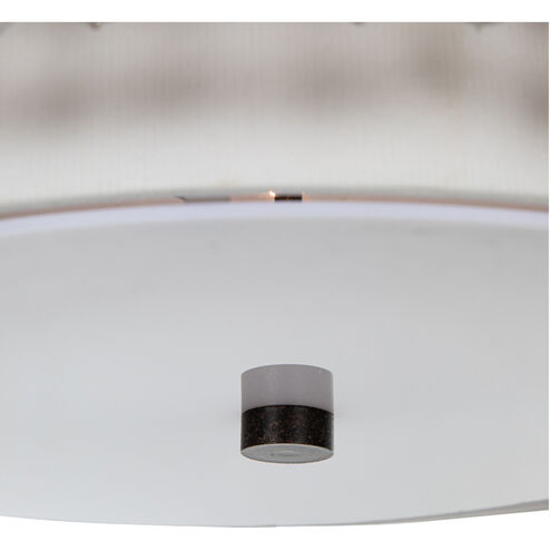 Joanna 2 Light 20.75 inch Venetian Rust / Distressed Ivory / Feather White Linen / White Acrylic Semi-Flush Mount Ceiling Light